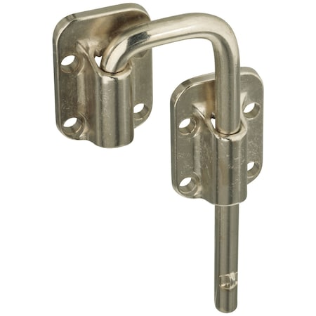 National Hardware National Hardware Nickel Silver Steel Sliding Door Latch 1 pk N238-972